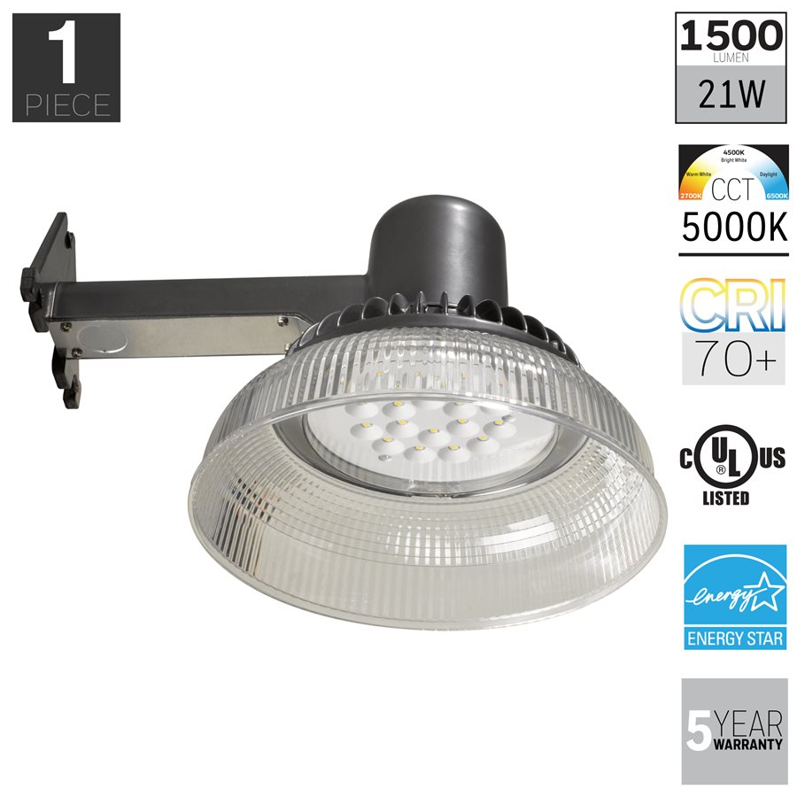 Honeywell MA002182 LED Security Light In Aluminum Construction, 1500