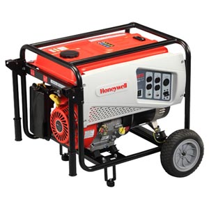Honeywell 5,500 Watt 389cc OHV Portable Gas Powered Generator with Electric Start