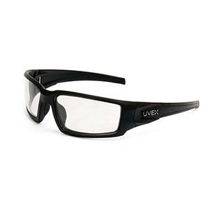 Howard Leight Hypershock Shooting Safety Eyewear, Black, Clear Uvextreme Lens