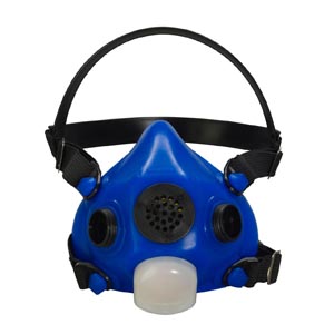Honeywell North Half Mask Respirator with Speech Diaphragm Diverter Cover, Small