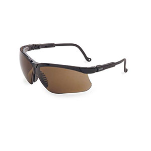 Honeywell Genesis Safety Eyewear, Adjustable Frame, Espresso Anti-Fog Lens