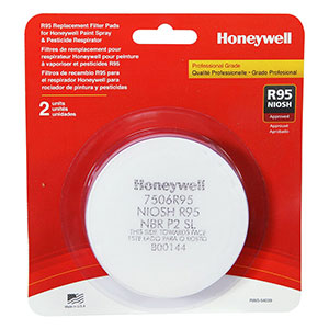 Honeywell R95 Pre-Filters for 5500 and 7700 Series Respirators, 2 Pack