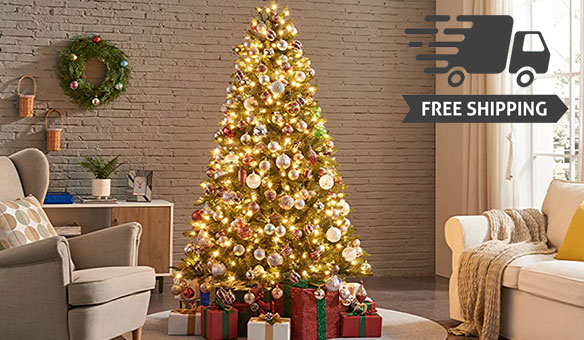 prelit christmas and holiday trees