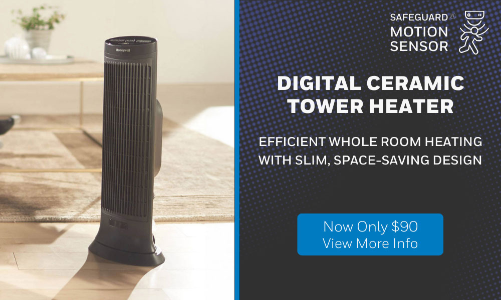 honeywell portable space heater