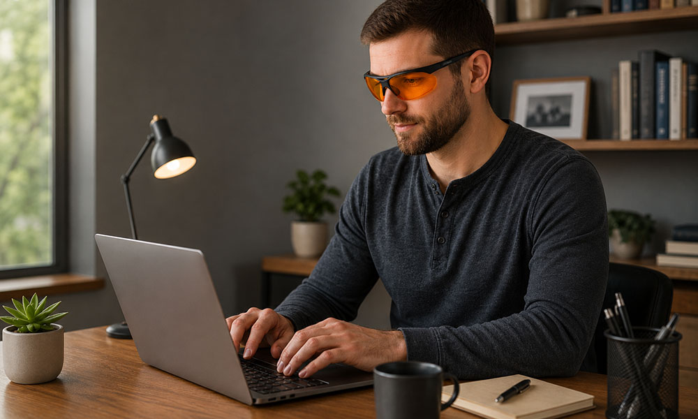 honeywell uvex blue light blocking glasses
