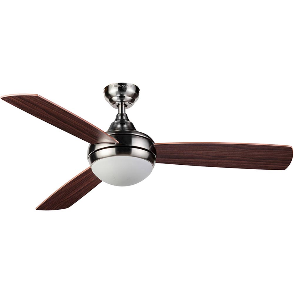 Honeywell Bellecrest Ceiling Fan with Remote, Satin Nickel ...