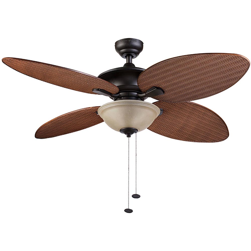 Honeywell Sunset Key Outdoor Indoor Ceiling Fan Bronze 52 Inch