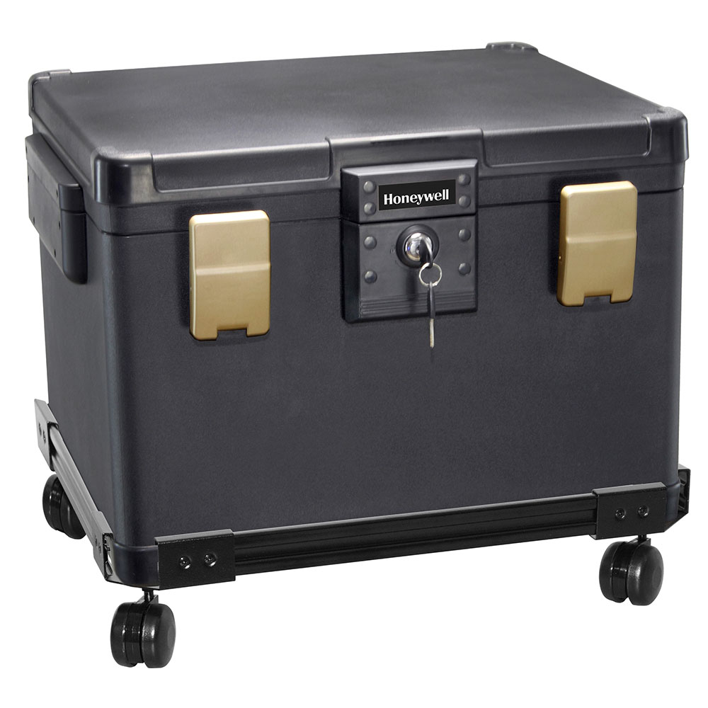 Honeywell 1106W Fire and Waterproof File Chest and Wheel Cart (0.60 cu ft.)