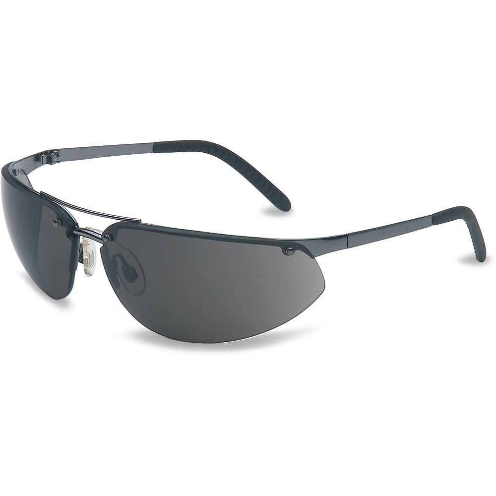 UVEX by Honeywell Fuse Safety Eyewear Gunmetal Frame, Gray Lens with Anti-Scratch Hardcoat - 11150801