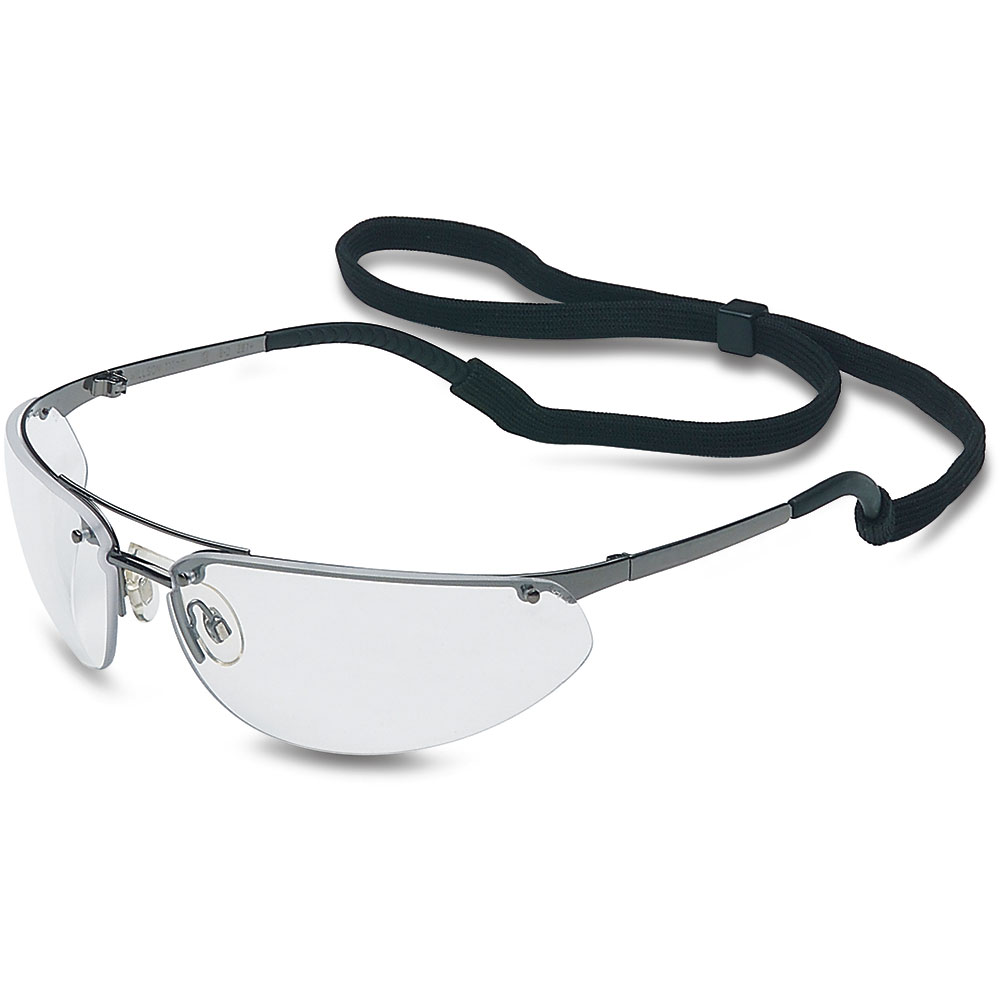 Uvex by Honeywell Fuse Safety Eyewear Gunmetal Frame, Clear Lens with Fog-Ban Anti-Fog Coating - 11150805