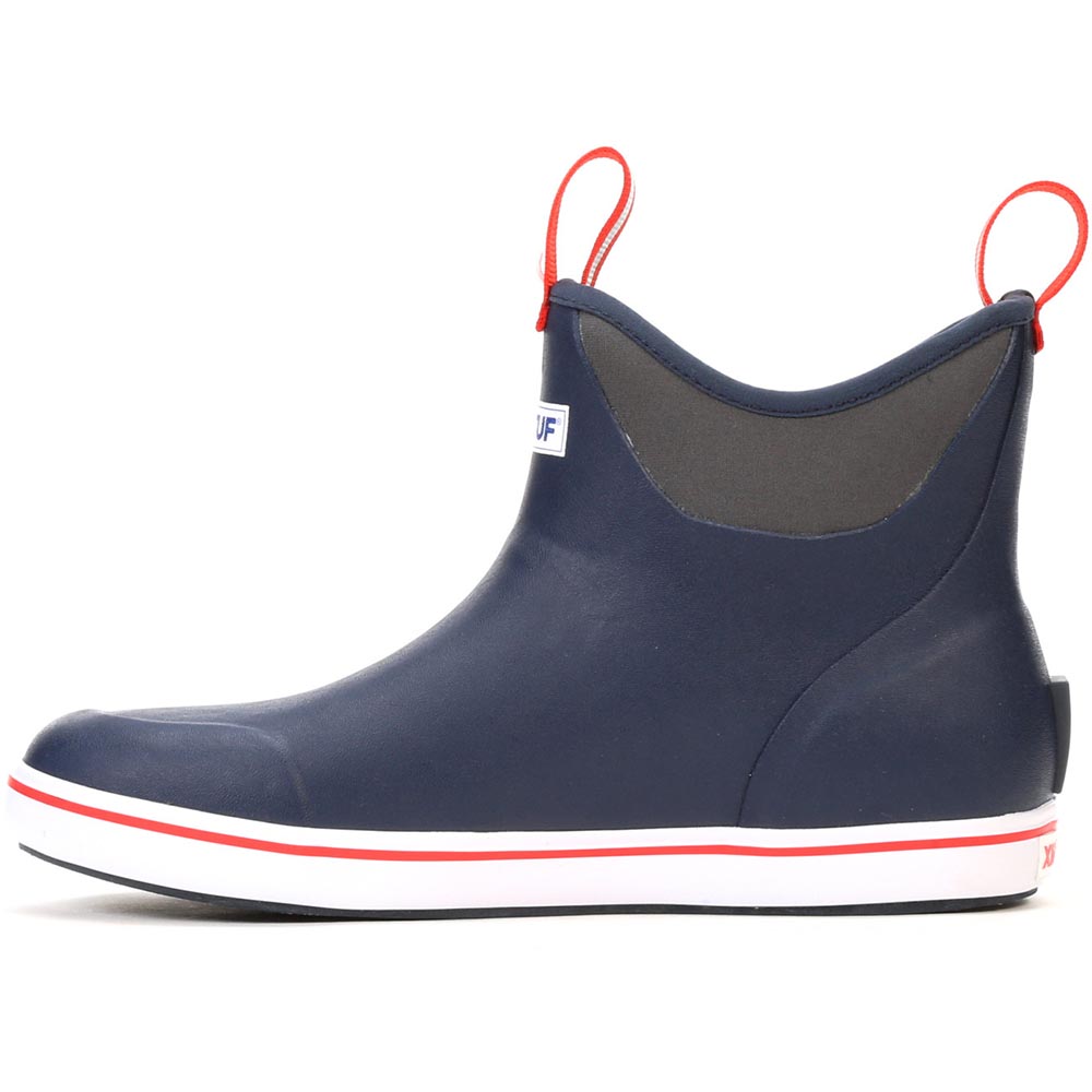 Xtratuf 6 In Ankle Deck Boot, Navy / Red - 22733 | Honeywell Store