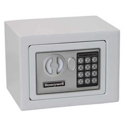 Honeywell 5005W Digital Steel Compact Security Safe (.17 cu ft.) - White