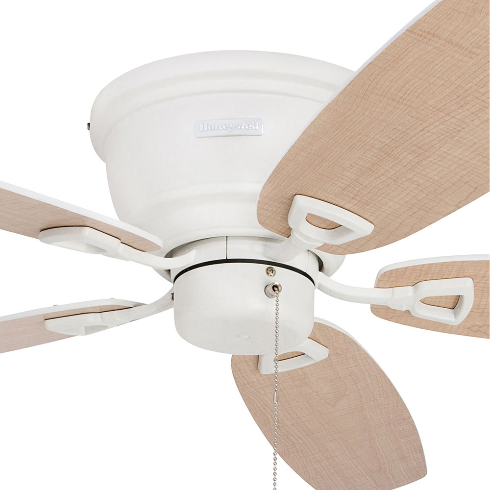 Honeywell Glen Alden Ceiling Fan, White Finish, 52 Inch - 50180