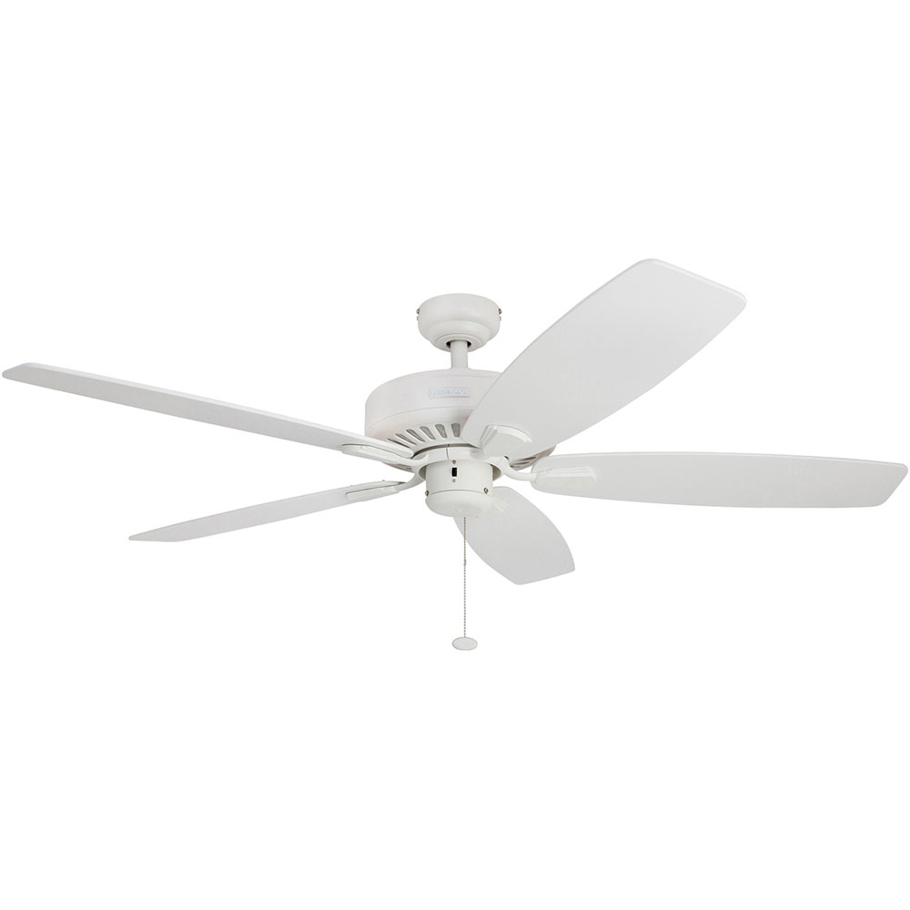 Honeywell Sutton Indoor 5-Blade Ceiling Fan, White, 52-Inch - 50189