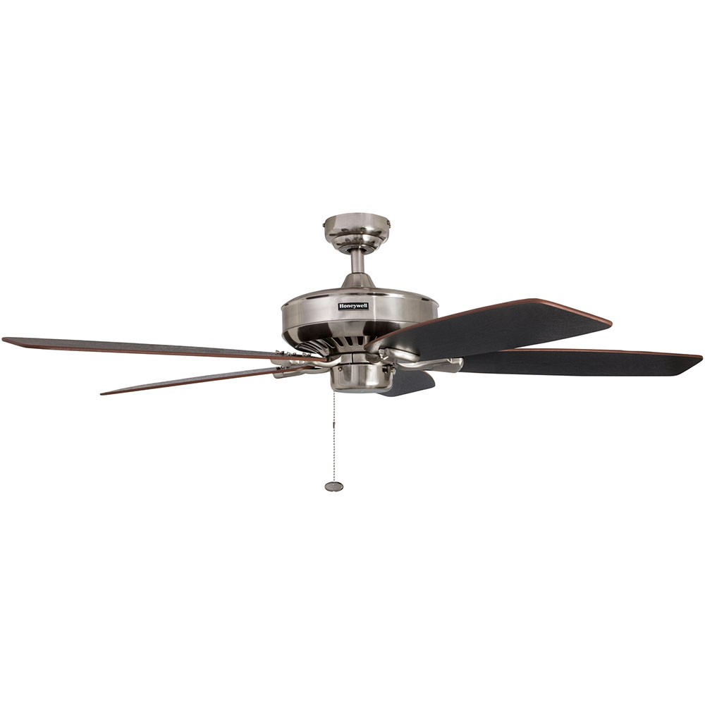 Honeywell Birnham Ceiling Fan Brushed Nickel Finish 52 Inch