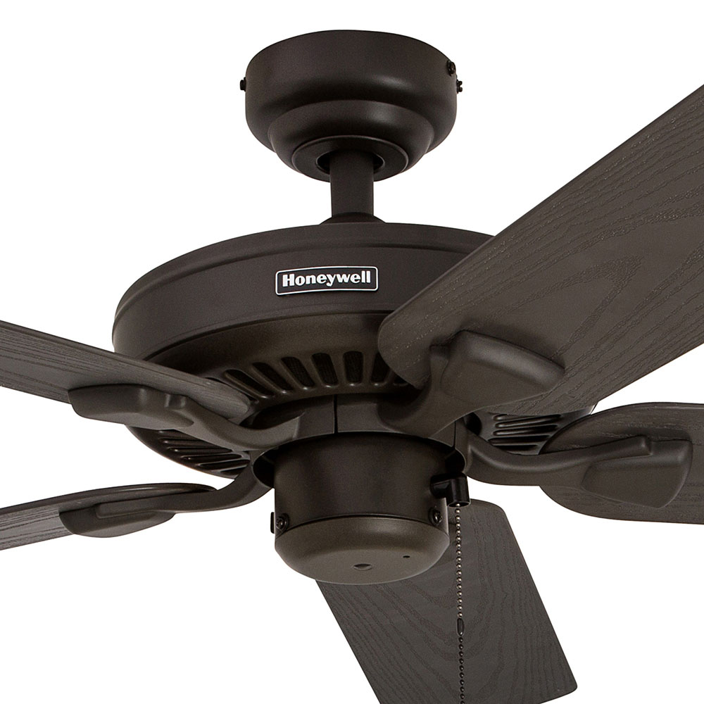 Honeywell Belmar Indoor Outdoor Ceiling Fan Bronze Finish 52 Inch 50199