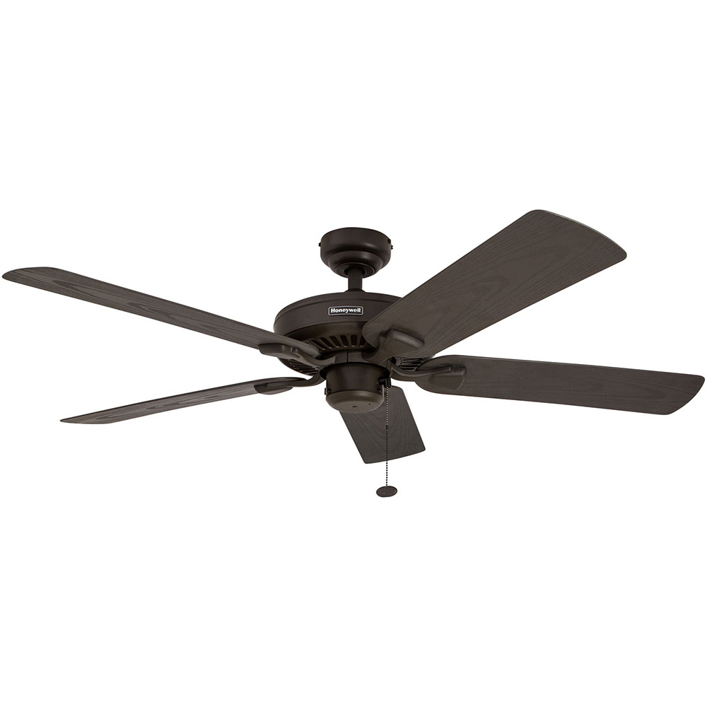 Honeywell Belmar Indoor/Outdoor Ceiling Fan, Bronze Finish ...