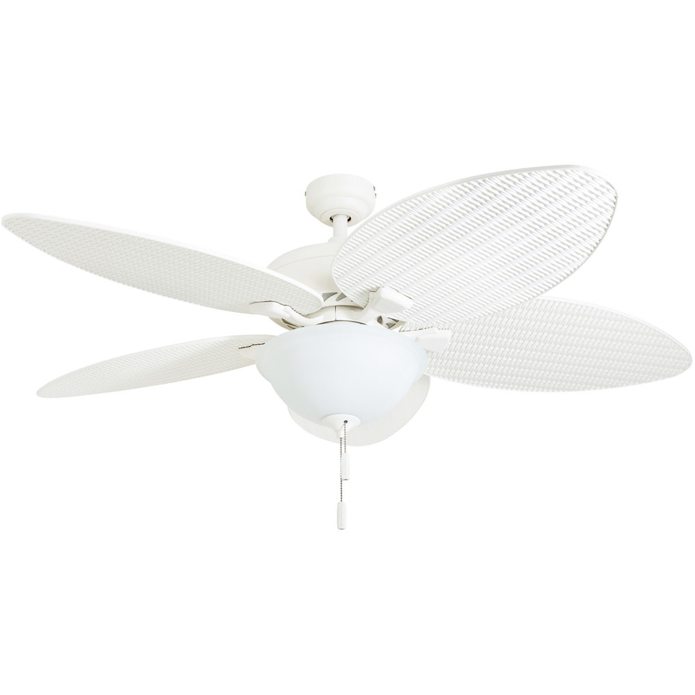 Honeywell Palm Island Ceiling Fan White Finish 52 Inch 50500