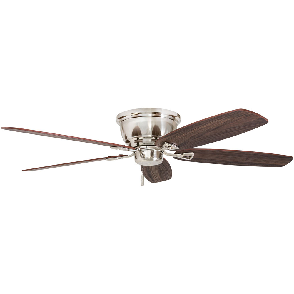 Honeywell Glen Alden 52-Inch Brushed Nickel Low Profile Hugger Ceiling Fan  - 50515-03