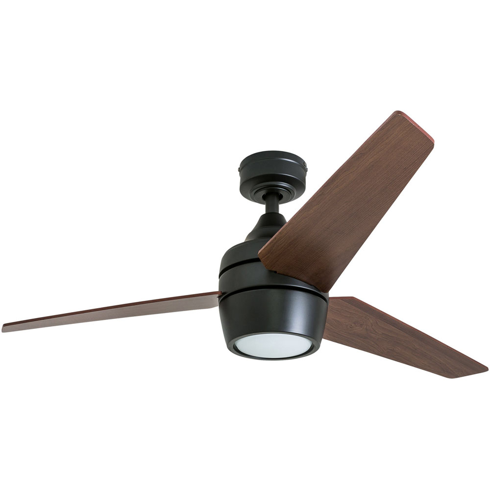 Ceiling Fan With Light Remote Control 52-Inch Tropical Bronze Wooden Blades 