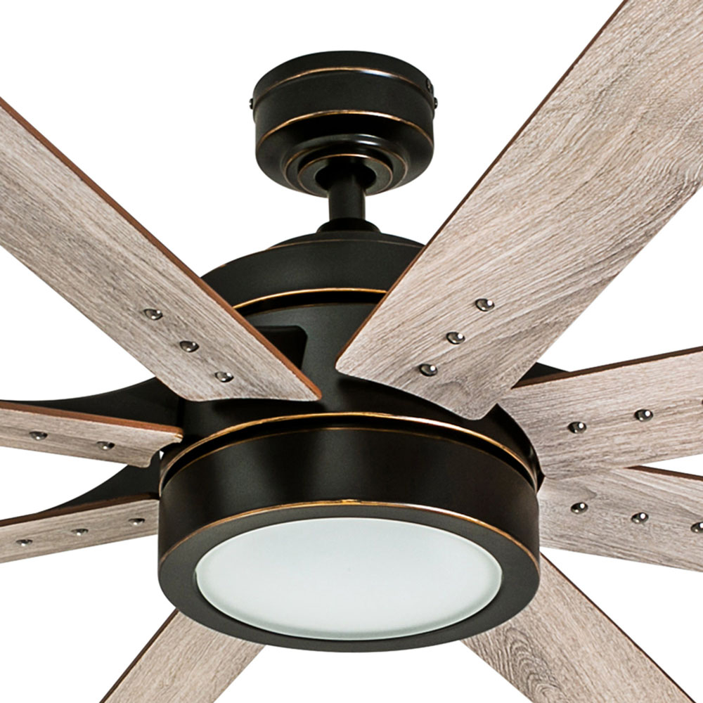 Brown for sale online Honeywell 50609-01 62 inch Ceiling Fan with LED Light 
