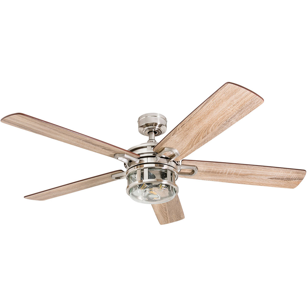 Honeywell Bontera Ceiling Fan Brushed Nickel Finish 52 Inch