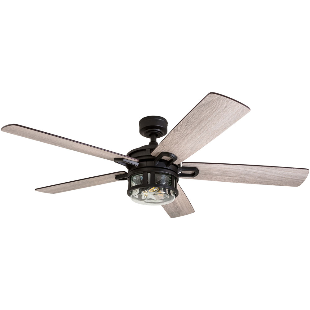 Honeywell Bontera Ceiling Fan Matte Black Finish 52 Inch 50690