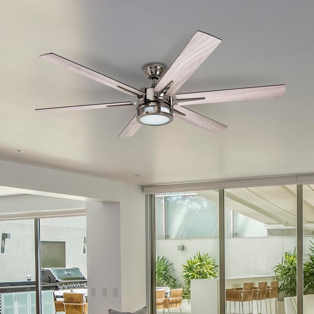 Honeywell Gun Metal Kaliza Modern Ceiling Fan with Remote