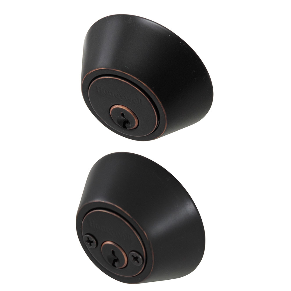 Honeywell Double Cylinder Deadbolt, Oil Rubbed Bronze, 8112409