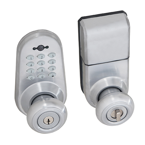 Honeywell Bluetooth Enabled Digital Door Knob Lock With Keypad, Satin Nickel, 8832301S