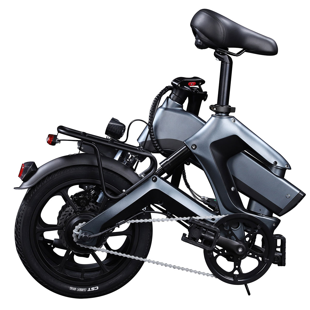 Honeywell Dasher Electric Foldable Bike - Silver