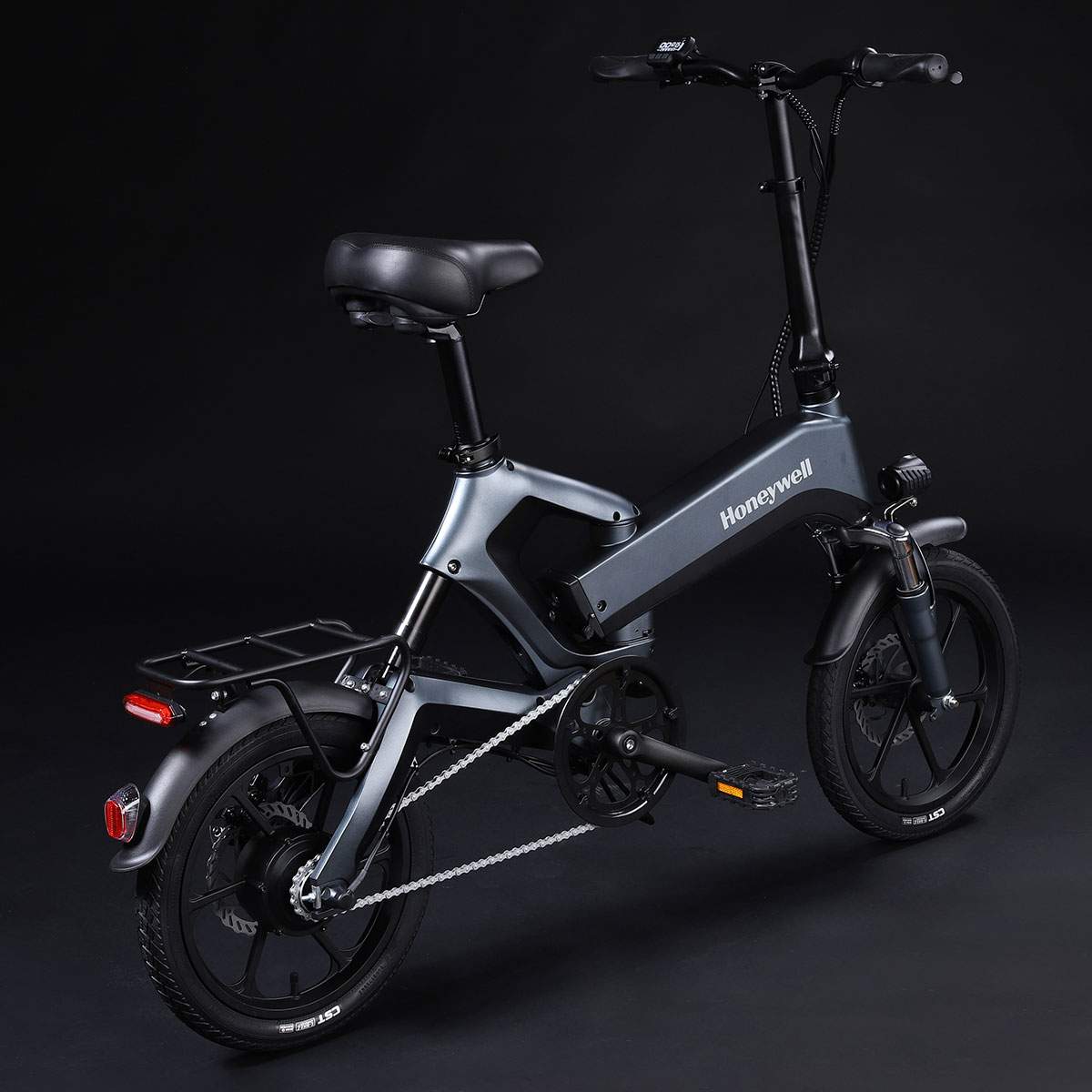 Honeywell Dasher Electric Foldable Commuter EBike, Dark Gray 98005