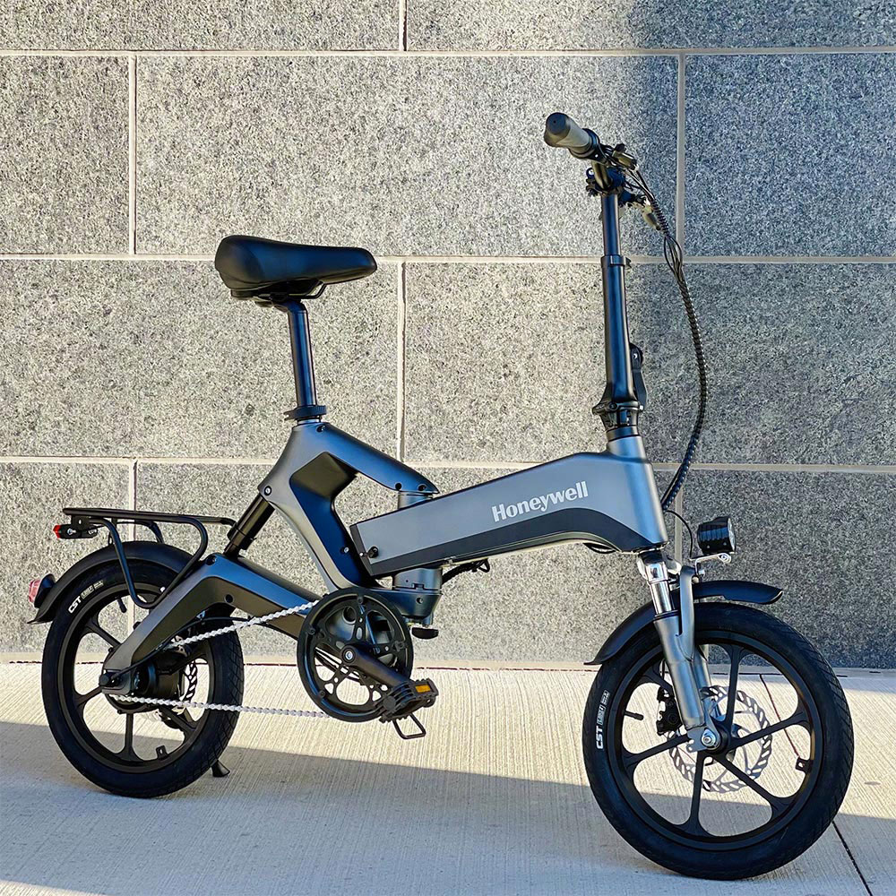 Honeywell Dasher Electric Foldable Commuter E-Bike, Dark Gray