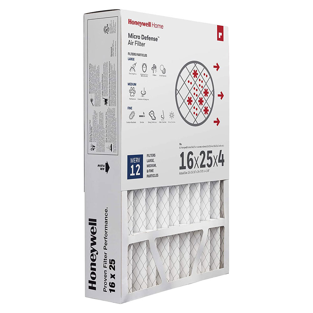 Honeywell Home Air Filter Ultra Efficiency CF200A1008/U, 16x25x4 - Merv 12