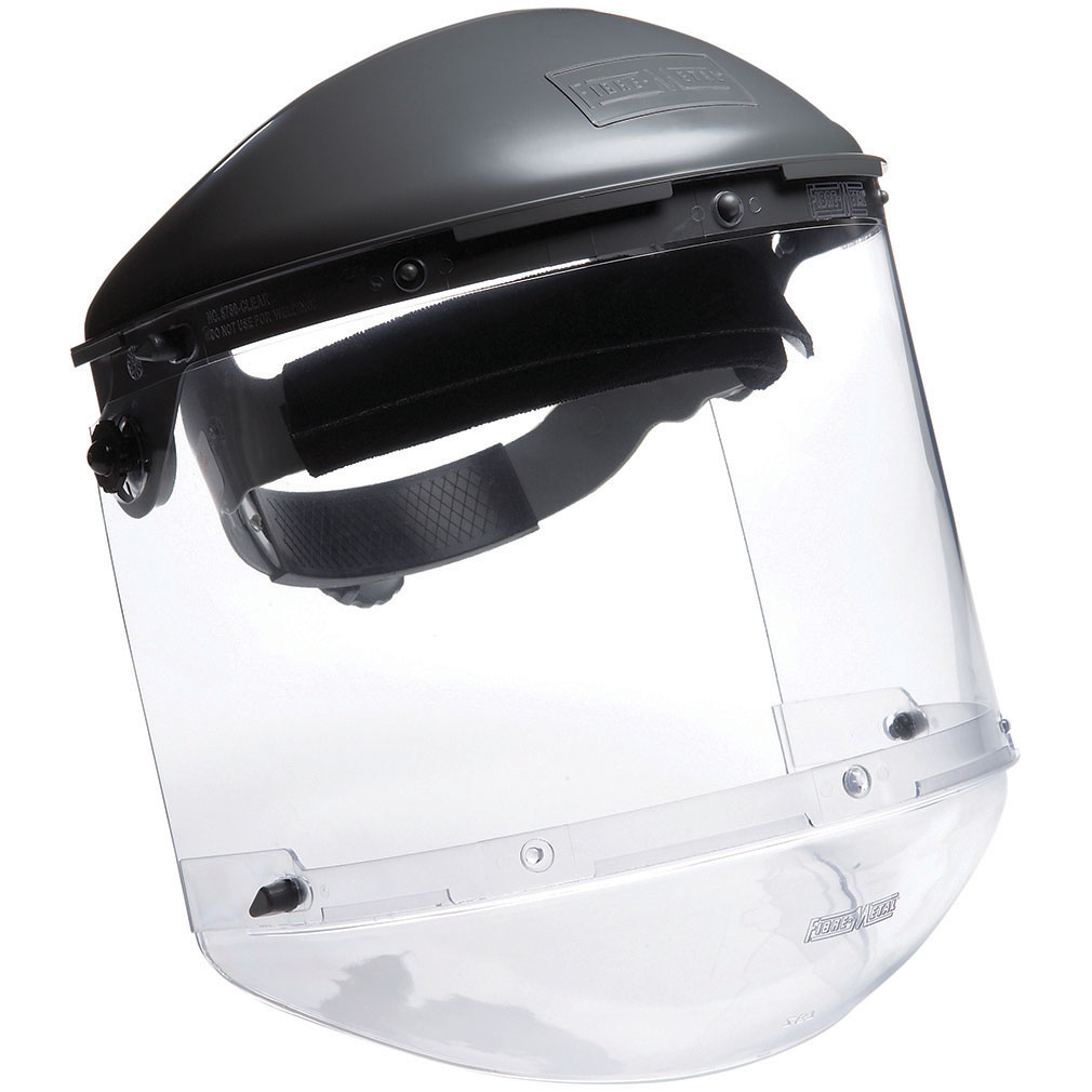 Fibre-Metal by Honeywell Clear Visor Clear Chin Guard 4 in. - FM400DCCLC