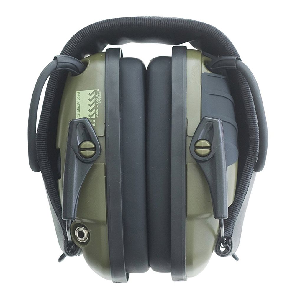 Honeywell Impact Sport Bolt Electronic Earmuff, Hunter Green R-01526