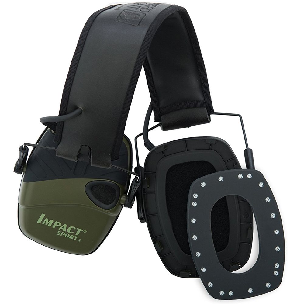 Honeywell Bolt Sport Earmuff, Green Hunter R-01526 - Electronic Impact