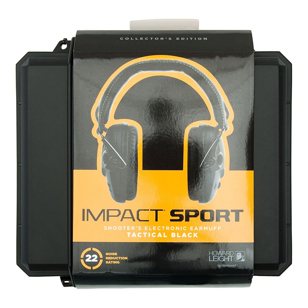 Hard Carrying Case for Howard Leight Impact Sport OD Electric Earmuff and 