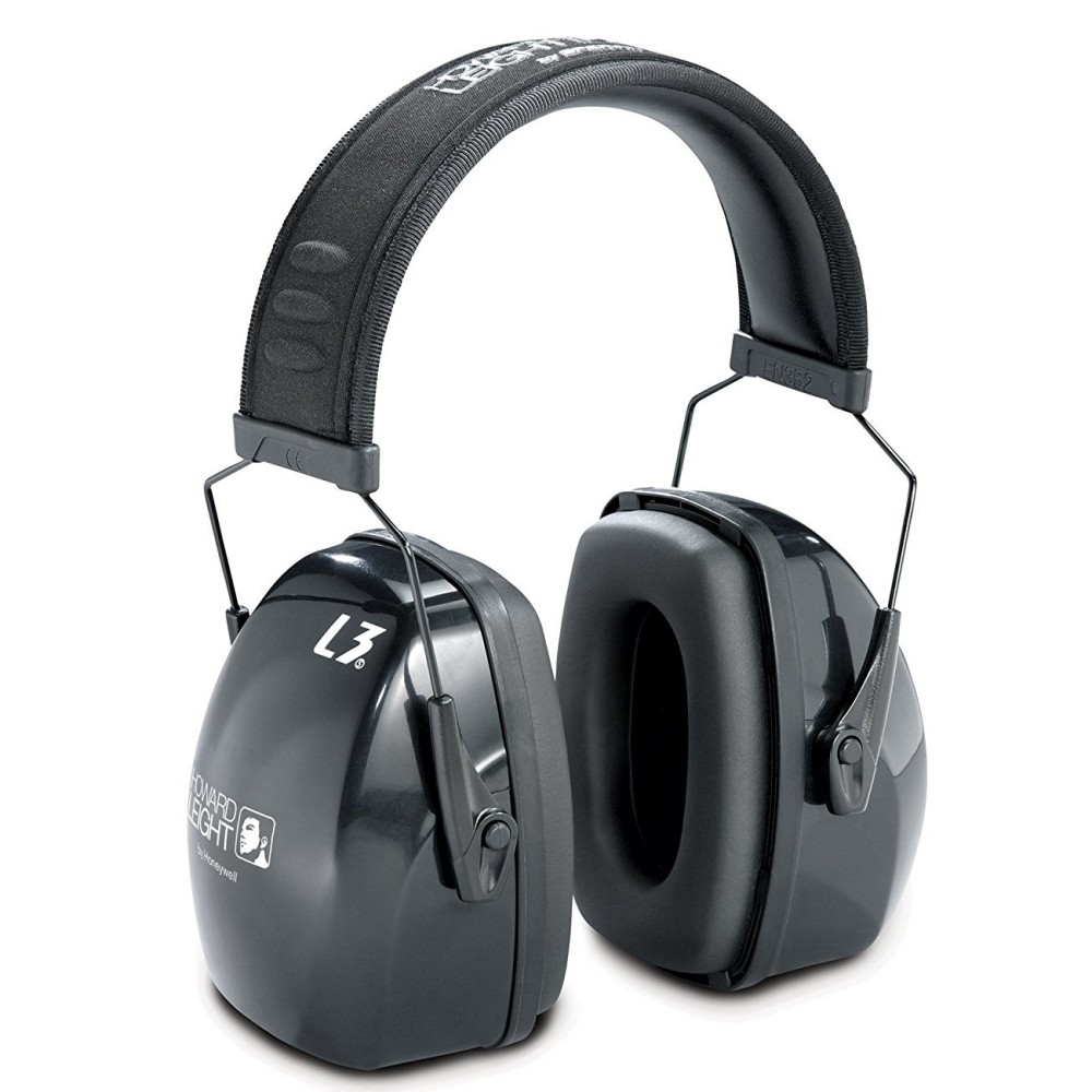 Honeywell Leightning L3 Headband Style Earmuff, Black - R-03318