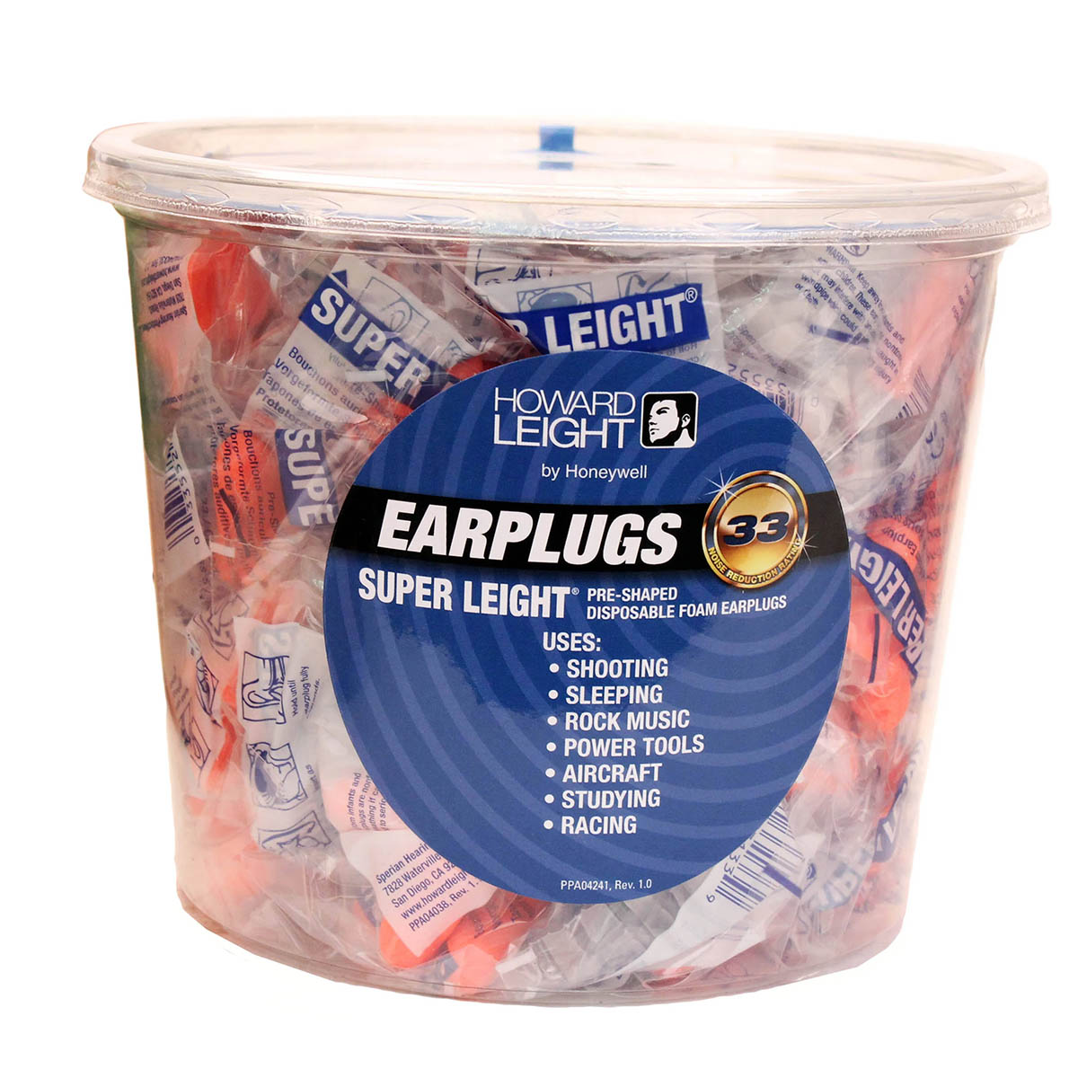 Howard Leight R-01518 Low Pressure Foam Ear Plugs 10 Pair for sale online 