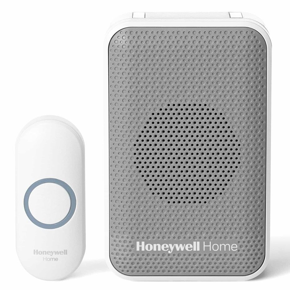 Honeywell Home 3 Series Portable Wireless Doorbell with Strobe Light and Push Button - RDWL313A