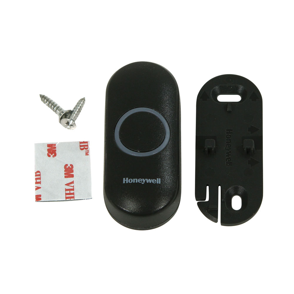 L@@K CHIME 916 MHZ BLACK Honeywell Push Wireless Doorbell 