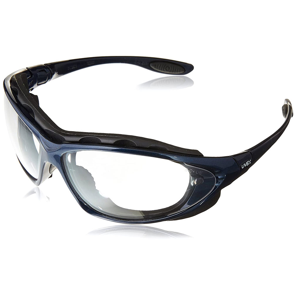 Uvex by Honeywell Seismic Black Safety Glasses with Clear Anti-Fog Lens - S0620X
