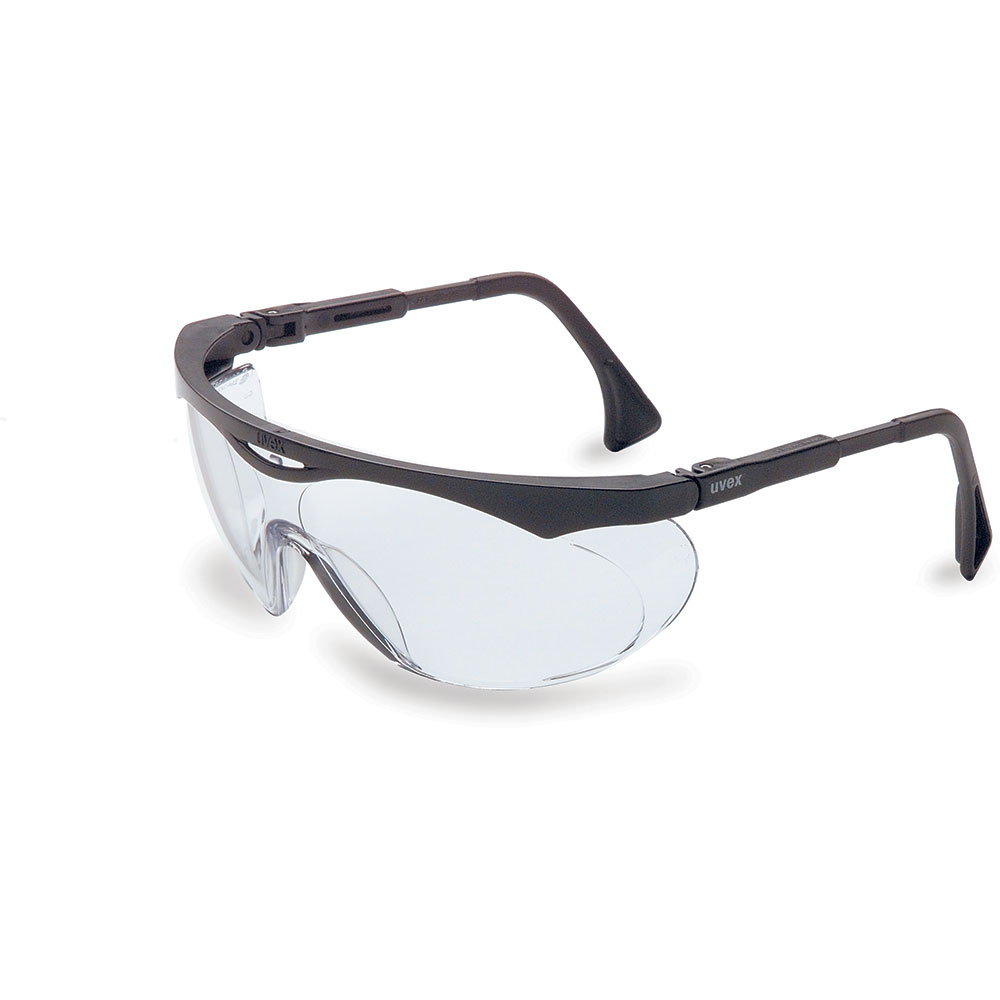 UVEX by Honeywell Skyper Black Safety Glasses With Clear Anti-Fog Lens - S1900X