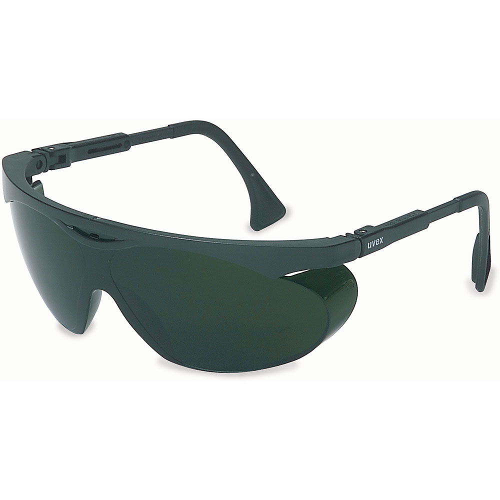 Uvex by Honeywell Skyper Black Safety Glasses with Shade 5.0 Anti-Scratch/Hard Coat - S1908