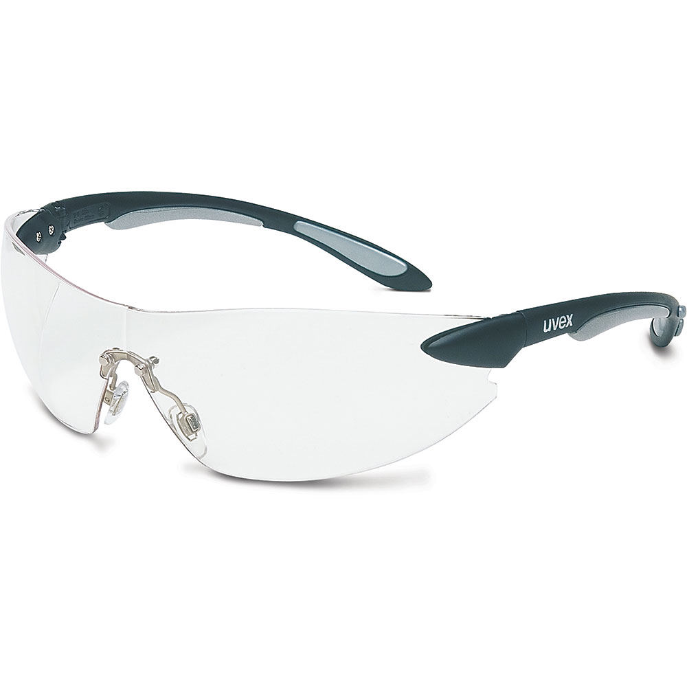 UVEX by Honeywell Ignite Sandstone Safety Glasses with Clear Anti-Scratch/Hard Coat Lens - S4400