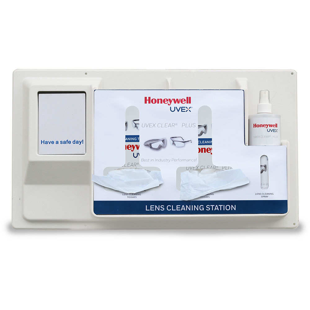 UVEX by Honeywell Clear Plus Permanent Lens Cleaning Station - S484