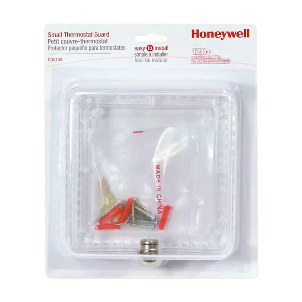 Honeywell Large Thermostat Guard with Inner Shelf to Prevent Tampering  CG512A1009/C