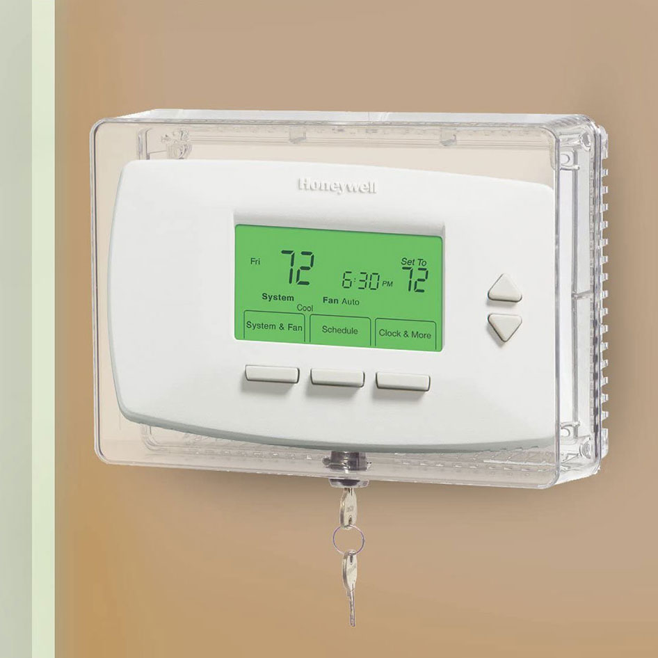 Honeywell thermostat guard large clear #TG512A1009 *NIB* 