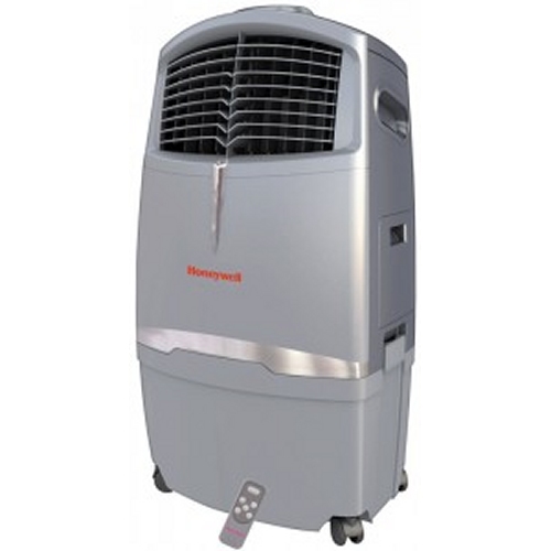 Honeywell CO30XE Indoor/Outdoor Evaporative Air Cooler, 525 CFM - 7.9 Gallon Tank (Gray)
